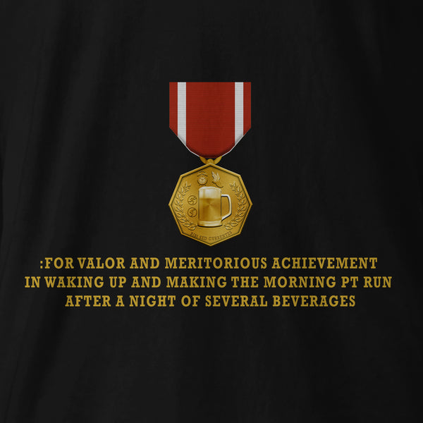 Drinking PT Medal