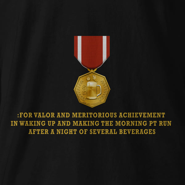 Drinking PT Medal
