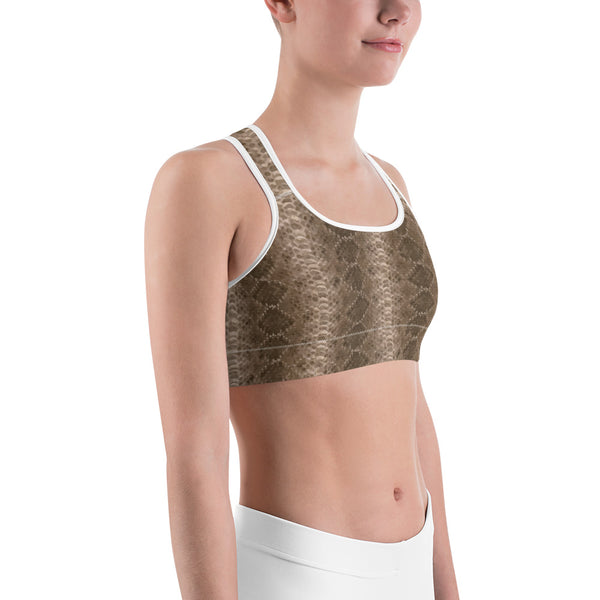 Snake Skin Sports bra
